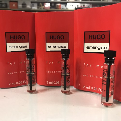 Lot of 3-Quantity Perfume vials Hugo Boss Energise for Men, free shipping