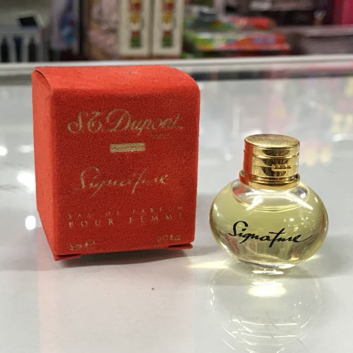 S.T. Dupont Signature for women Vintage Classic Fragrance, 0.17 oz splash