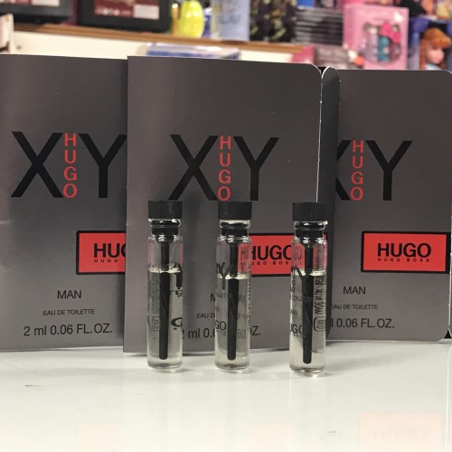 Lot of 3-Quantity Perfume vials Hugo Boss XY for Men, free shipping