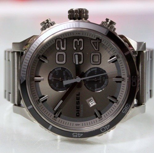 New Diesel DZ4314 Chronograph Double Dawn Gunmetal Stainless Steel Watch for Men