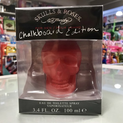 Skulls & Roses Chalkboard Edition Ed Hardy by Christian Audigier for men 3.4 fl.oz / 100 ml eau de toilette spray