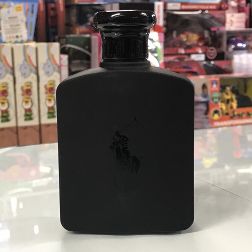 POLO DOUBLE BLACK BY RALPH LAUREN FOR MEN 4.2 FL.OZ / 125 ML EAU DE TOILETTE SPRAY - Without the box