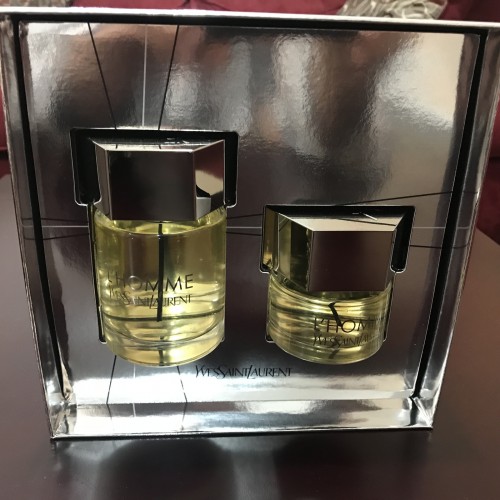 L'Homme by Yves Saint Laurent 2Pcs Men Set 3.3 oz + 1.3 oz eau de toilette Spray