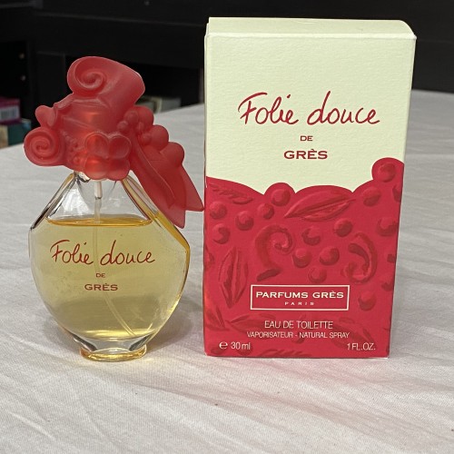 Folie Douce de Gres by Parfums Gres for Women 1.0 fl.oz / 30 ml edt spray, USED