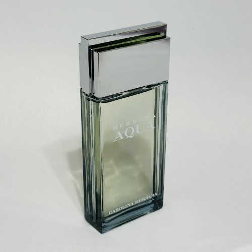 Herrera Aqua by Carolina Herrera Men 3.3 fl.oz / 100 ml  After Shave "splash", unbox