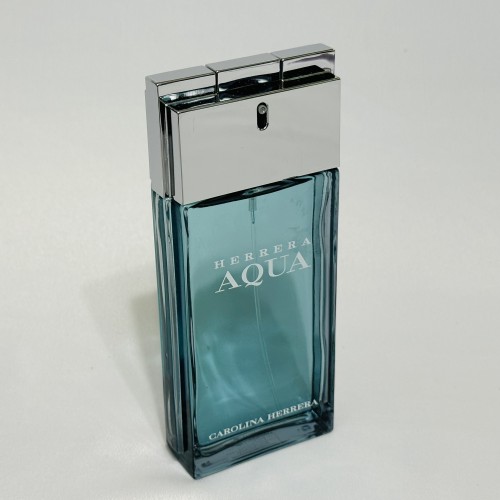 Herrera Aqua by Carolina Herrera for Men 3.3 fl.oz / 100 ml eau de toilette spray, vintage UNBOX