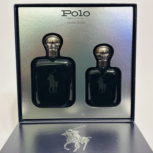 Polo by Ralph Lauren 2 bottles Men Set, 4.0 + 2.0 oz Cologne Intense spray
