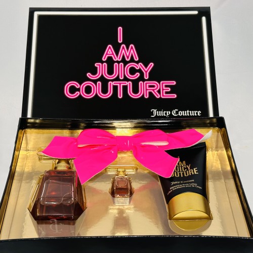 I am Juicy Couture 3PCs Women Set, 3.4 + 0.17 oz mini / 4.2 oz lotion