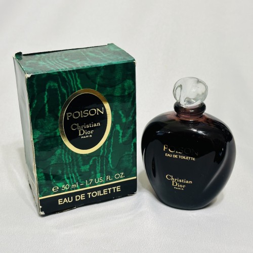 Vintage Rare: Poison Christian Dior women 1.7 oz/ 50 ml eau de toilette "SPLASH"