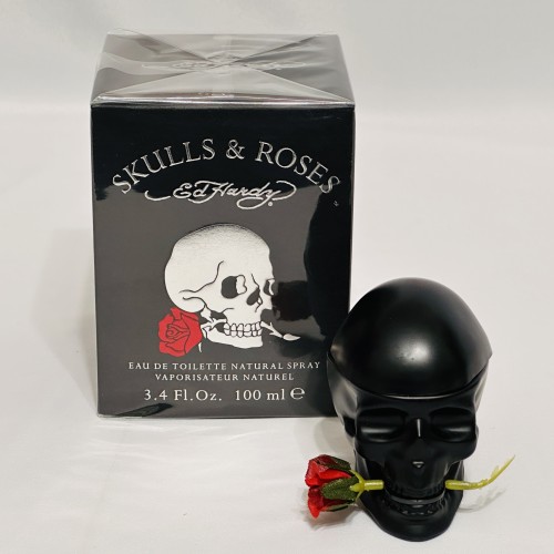 Skulls & Roses Ed Hardy by Christian Audigier Men 3.4 fl.oz / 100 ml EDT Spray