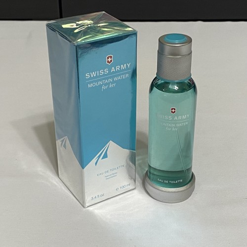 Swiss Army Mountain Water for her, 3.4 oz / 100 ml Eau de toilette spray