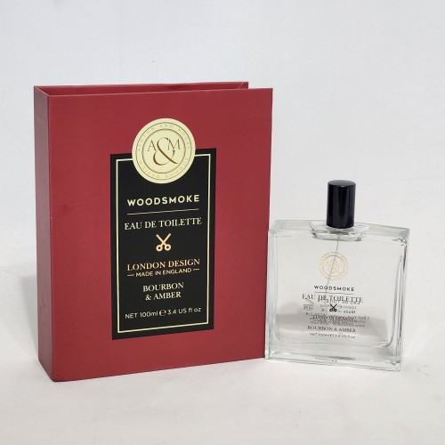 Woodsmoke Bourbon & Amber by London Design for men 3.4 fl.oz / 100 ml eau de toilette spray