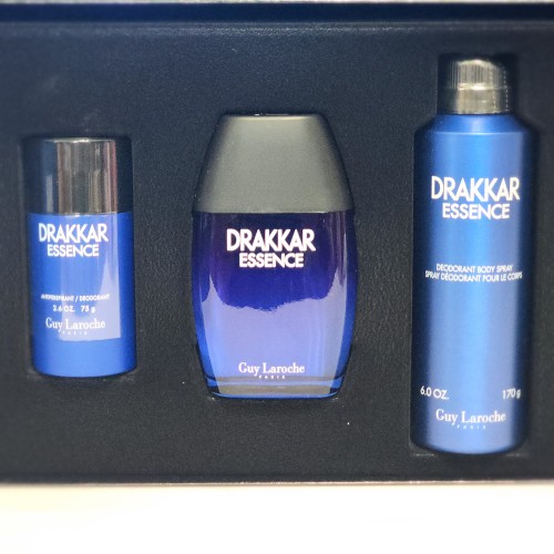 Drakkar Essence by Guy Laroche 3PCs Men Set