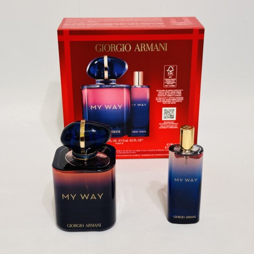 My Way PARFUM Giorgio Armani 2PCs Women set, 3.0 + 05 EDP spray, refillable