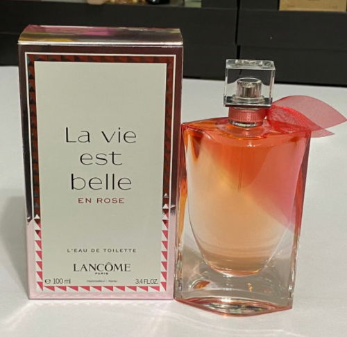 La vie est belle EN ROSE Lancôme Women 3.4 fl.oz / 100 ml eau de toilette spray