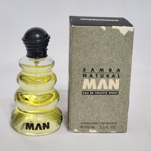 Samba Natural by Samba for men 3.3 fl.oz / 100 ml eau de toilette spray, damaged box