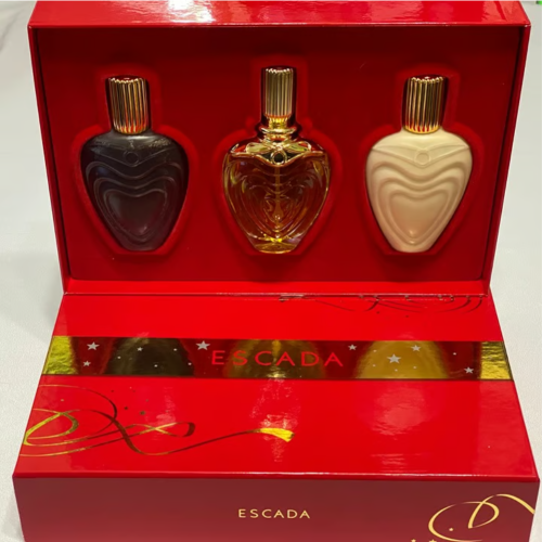 Vintage ESCADA 3PCs Women Set 1.7 oz EDP spray + 3.4 oz Lotion + Bath Shower Gel